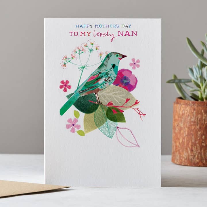 Mother's Day Nan Card, Lovely Nan Card, LT067 for wholesale by I Drew This
