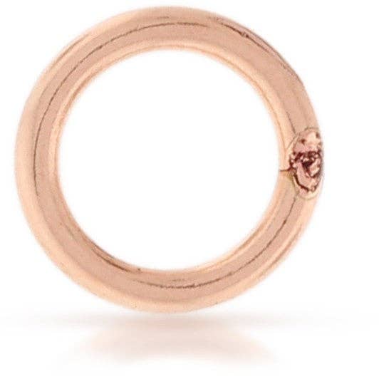 14Kt Rose Gold Filled 20 Gauge 5mm Closed Jump Rings - 50pcs/pack for wholesale by Plazko