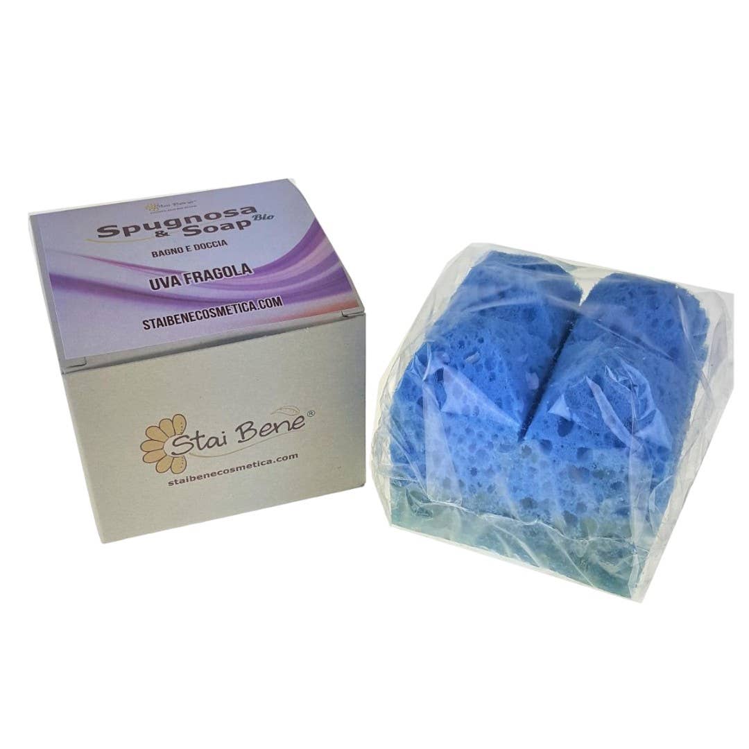 pirotta srl - Wholesale Bath Pouf/Sponge - I35 | Strawberry Grape Soap Sponge 150 Gr0