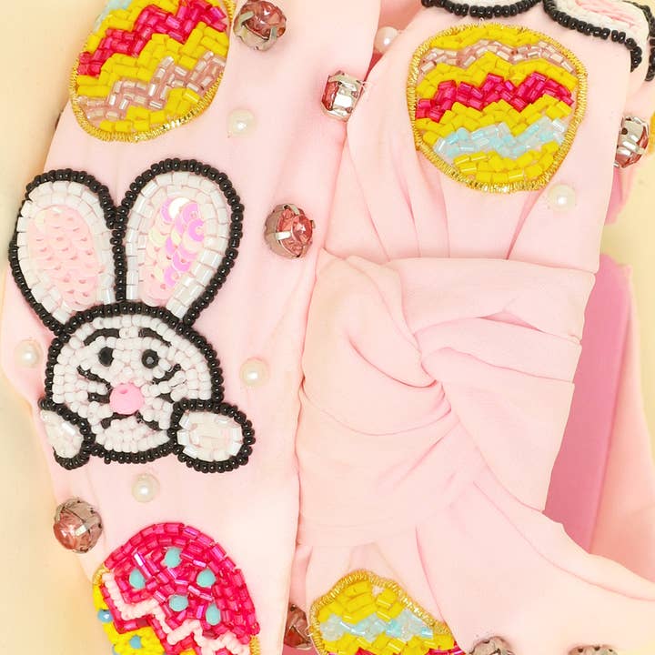 SP Sophia Collection - Wholesale Fashion Headband - Women's - Easter Theme Top Knotted Headband