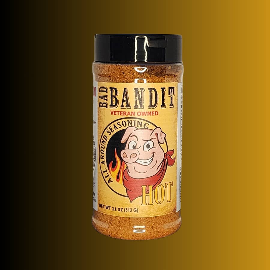 Bad Bandit Rub and Seasoning - Wholesale Dried spice mix - 11-oz Hot
