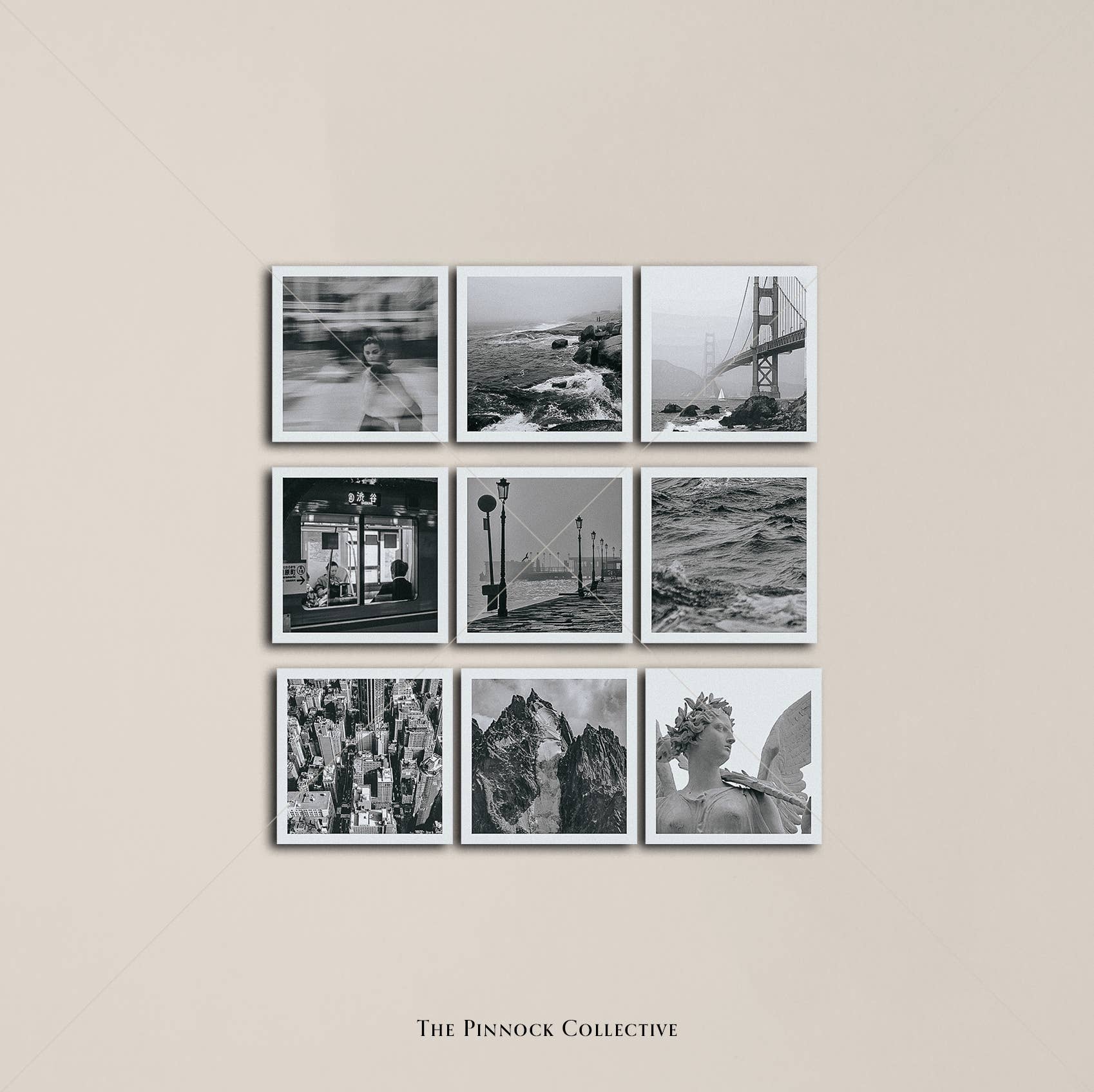 The Pinnock Collective – wholesale Sticker – Black and white Themed Sticker Sheet3