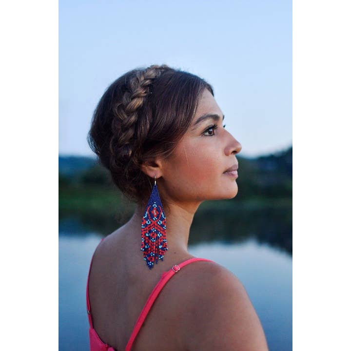 Mother Sierra - Wholesale Dangle Earrings -
Chiapas - Beaded Earrings Inspired by Mexican Textiles1