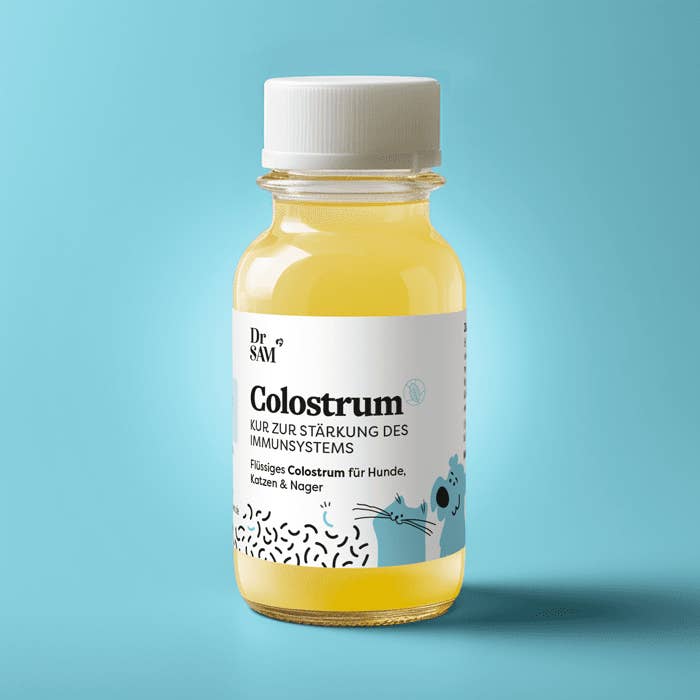 DrSAM – Großhandel Nahrungsergänzungsmittel für Haustiere – Katze/Hund – Colostrum - Kur zur Stärkung des Immunsystems