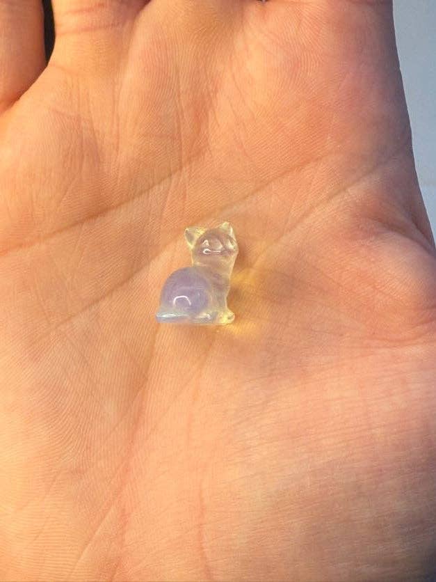 Mini Crystal Cats for wholesale by Chaotic Crystal Chick Co.