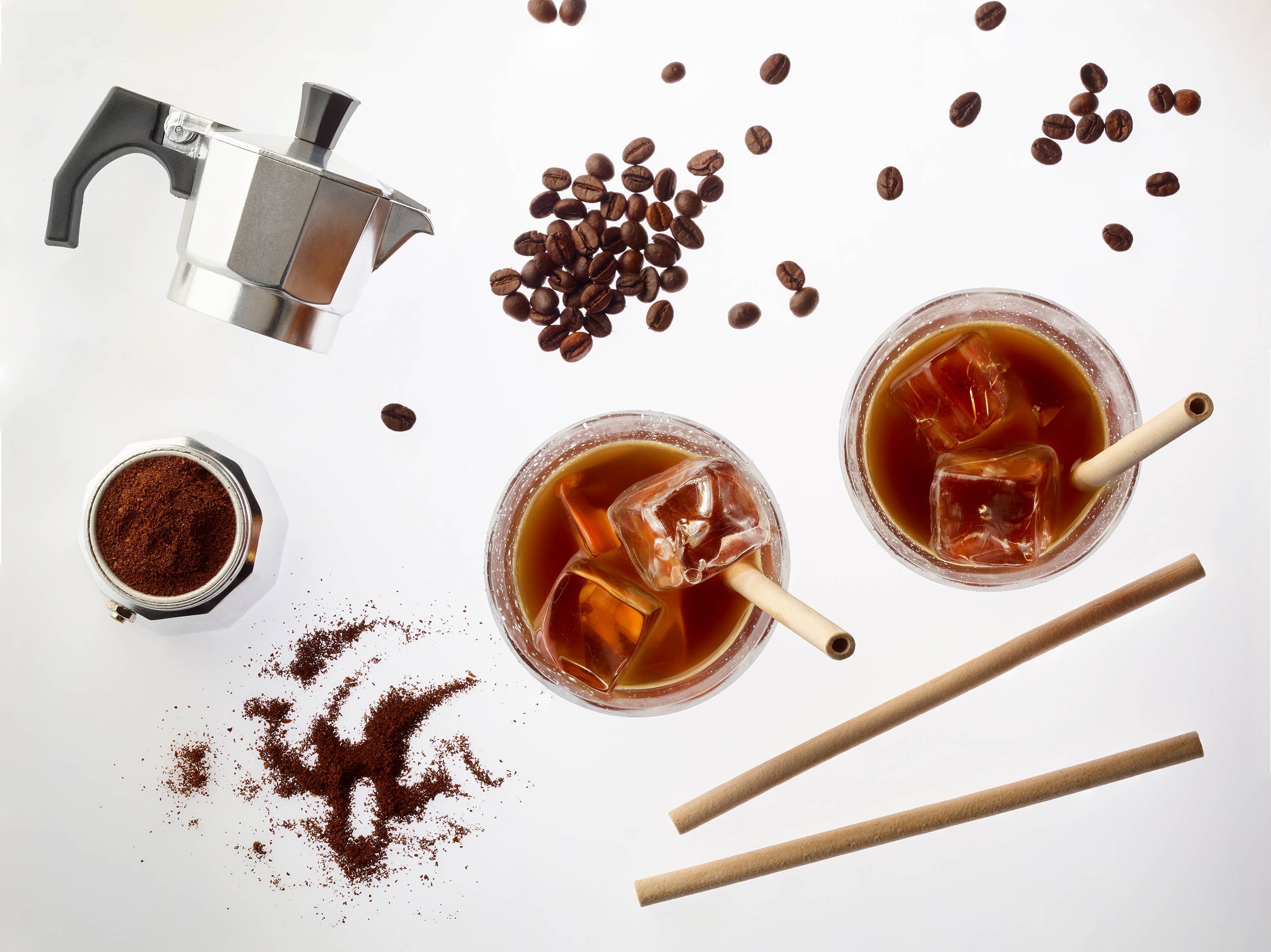 SORBOS Edible Straws - Wholesale Drinking Straw - SORBOS Coffee Flavour Edible Straws - Case of 20011