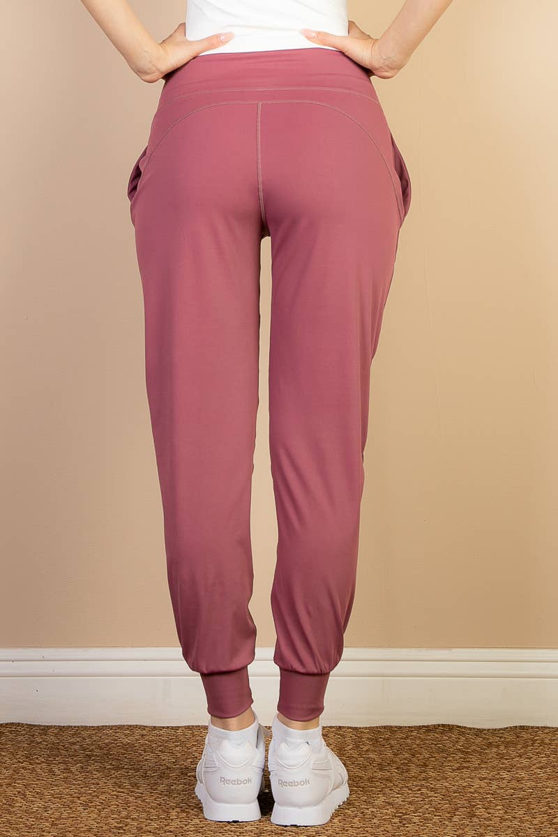 CAPELLA APPAREL - Wholesale Athletic Sweatpants/Joggers - Women's - High Waisted Wide Waistband Joggers3
