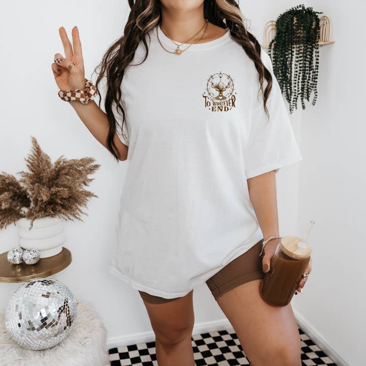 Vintage Rebels - Wholesale Tunic - Women's - TO WHATEVER END BOOKISH GRAPHIC TEE2