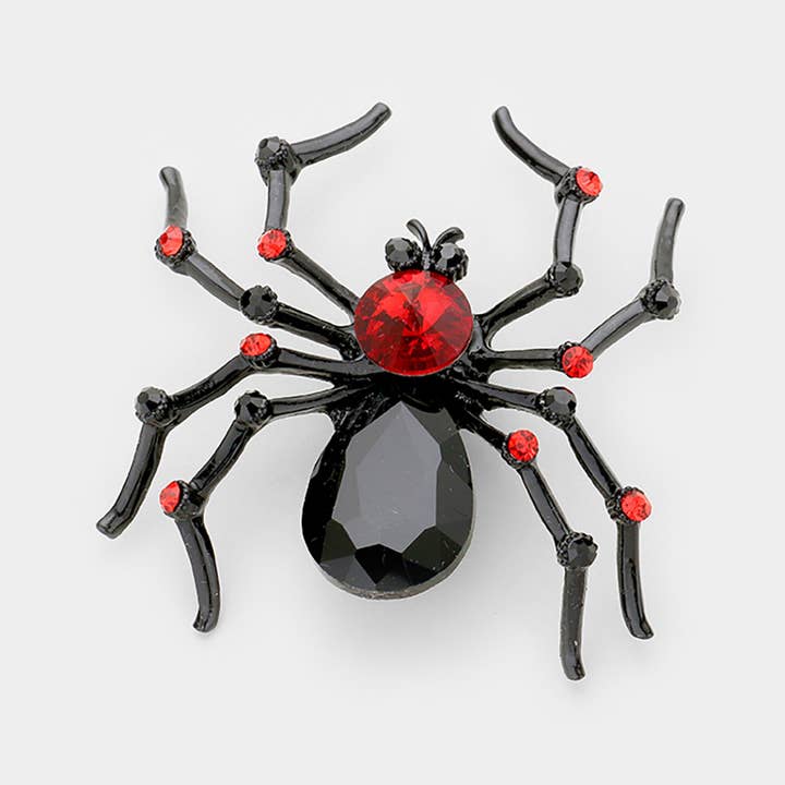 Sensibling Corp. - Wholesale Brooch - Crystal Spider Pin Brooch
4