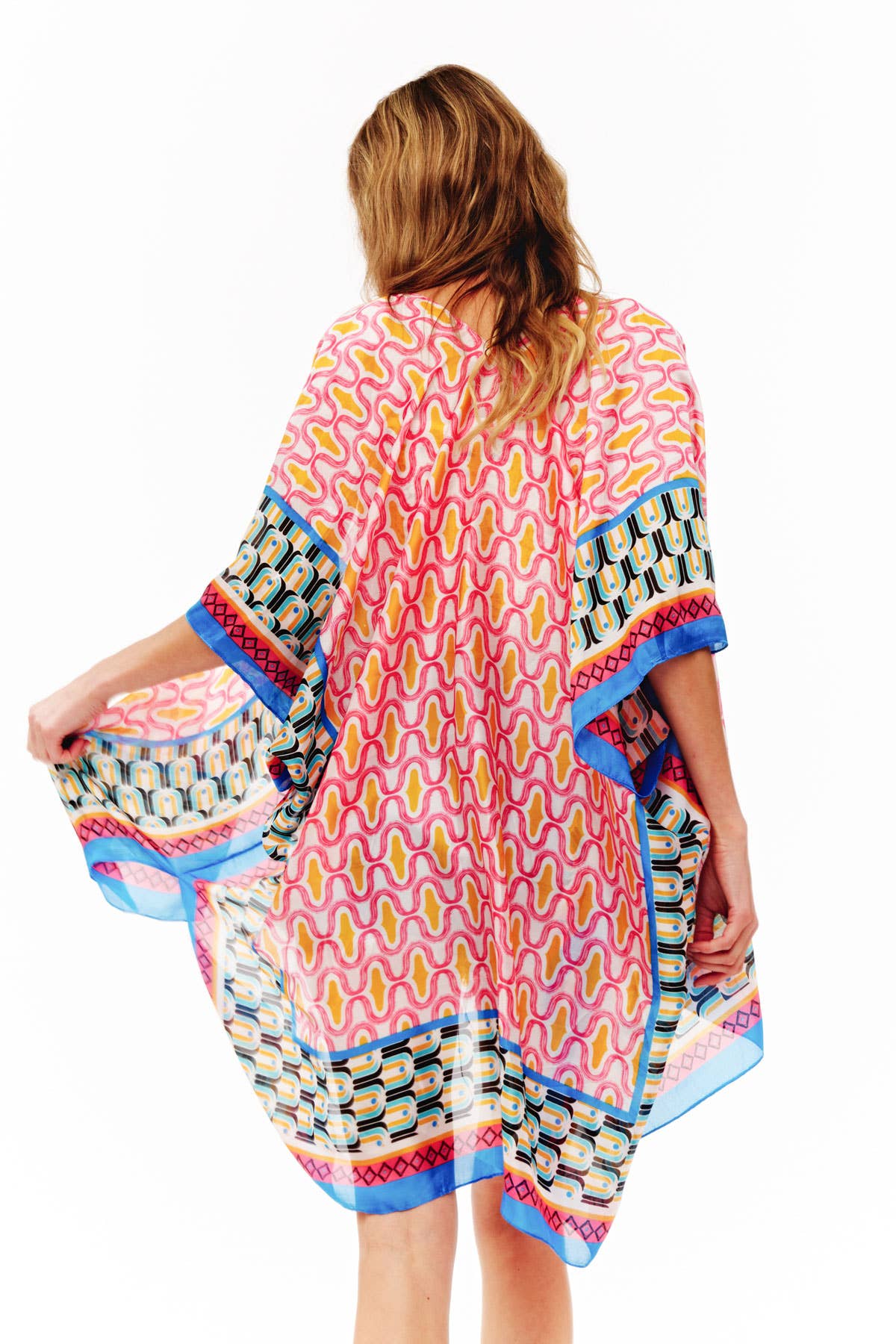 JOIA ACCESSORIES - Vente Kimono – femme - KIMONO EN SOIE IMPRIMÉ MULTICOLORE, BAAP 251323