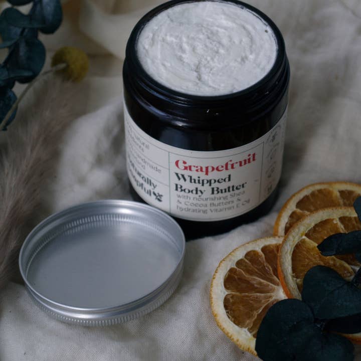 Grapefruit Whipped Body Butter, 100% Natural Ingredients for wholesale by Naturally Soapful