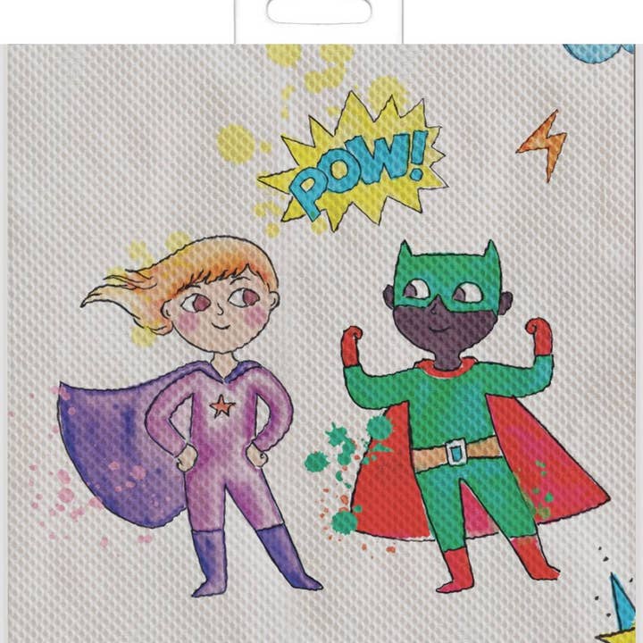 P'tit Clown - Wholesale Disposable Napkin - C&L Napkin - Pack of 20 - Super Heroes0