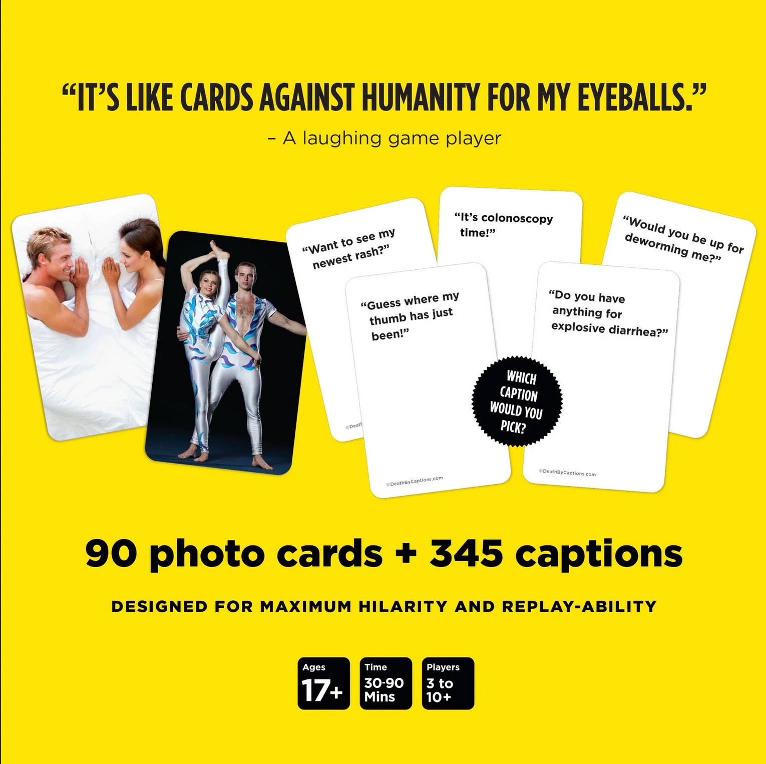 The Raccoon Society - Wholesale Card Game - Death by Captions Party Game1