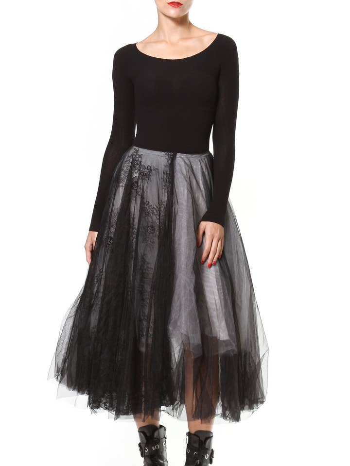 Rok van tule voor wholesale door Luxe & Leather by Madonna & Co