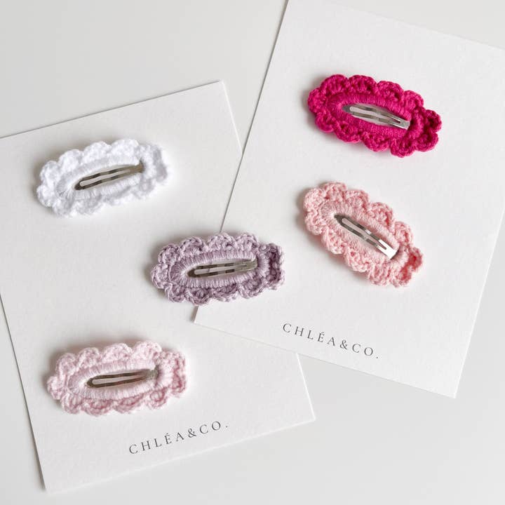 Big Crochet Daily Clip for wholesale by Chlea & Co.