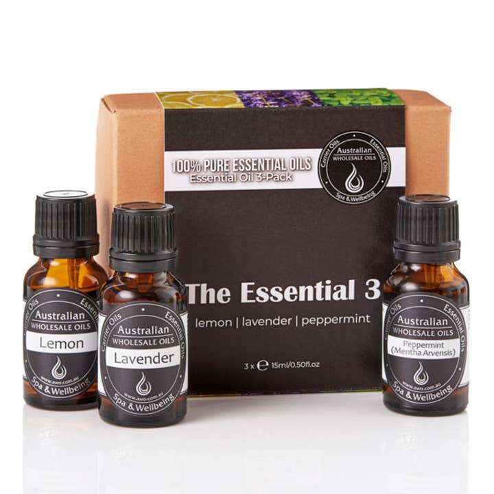 Australian Wholesale Oils - Wholesale Essential oil - Essential Oil Pack - The Essential 3
