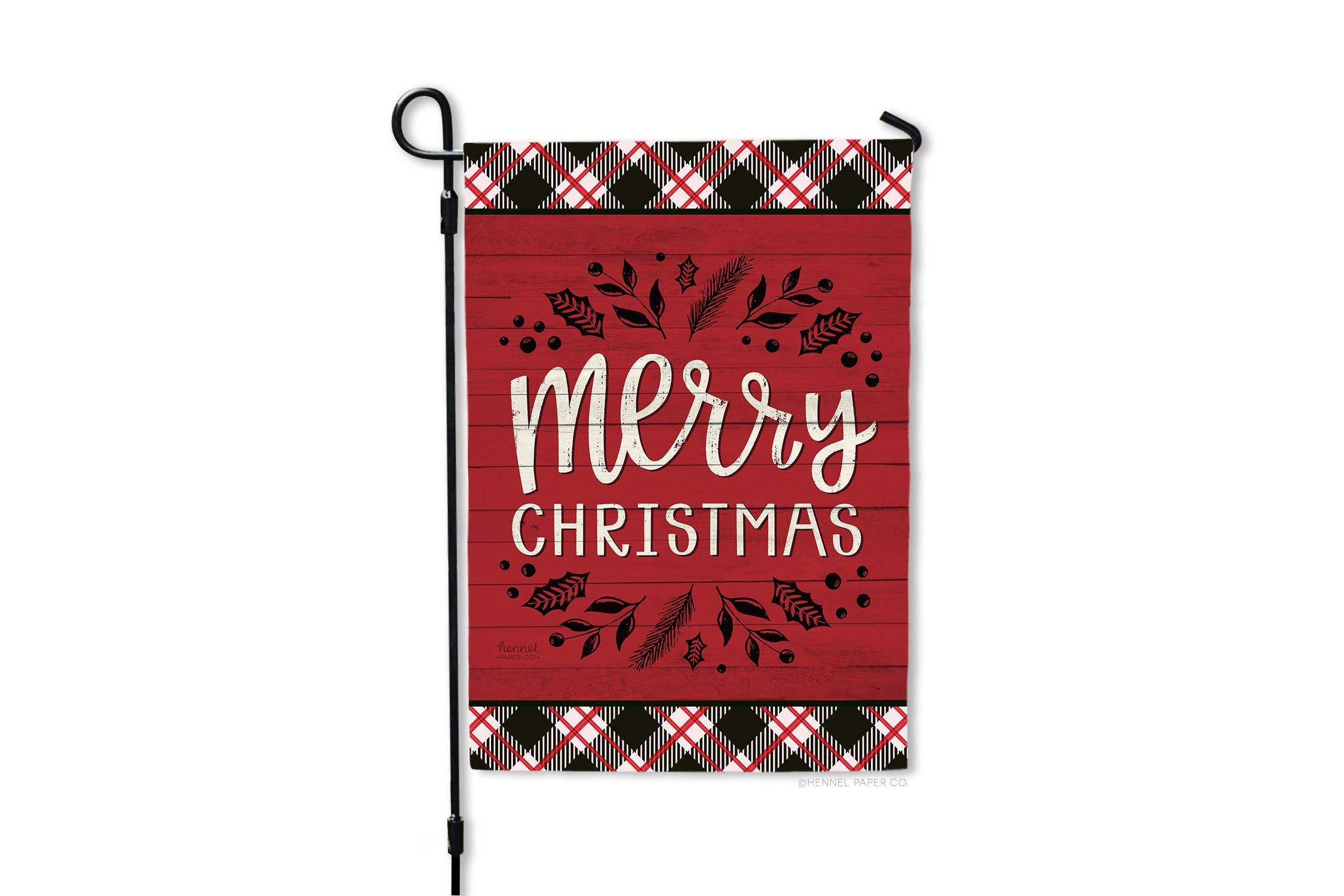 Hennel Paper Co. - Wholesale Flag - Garden Flag - Merry Christmas3