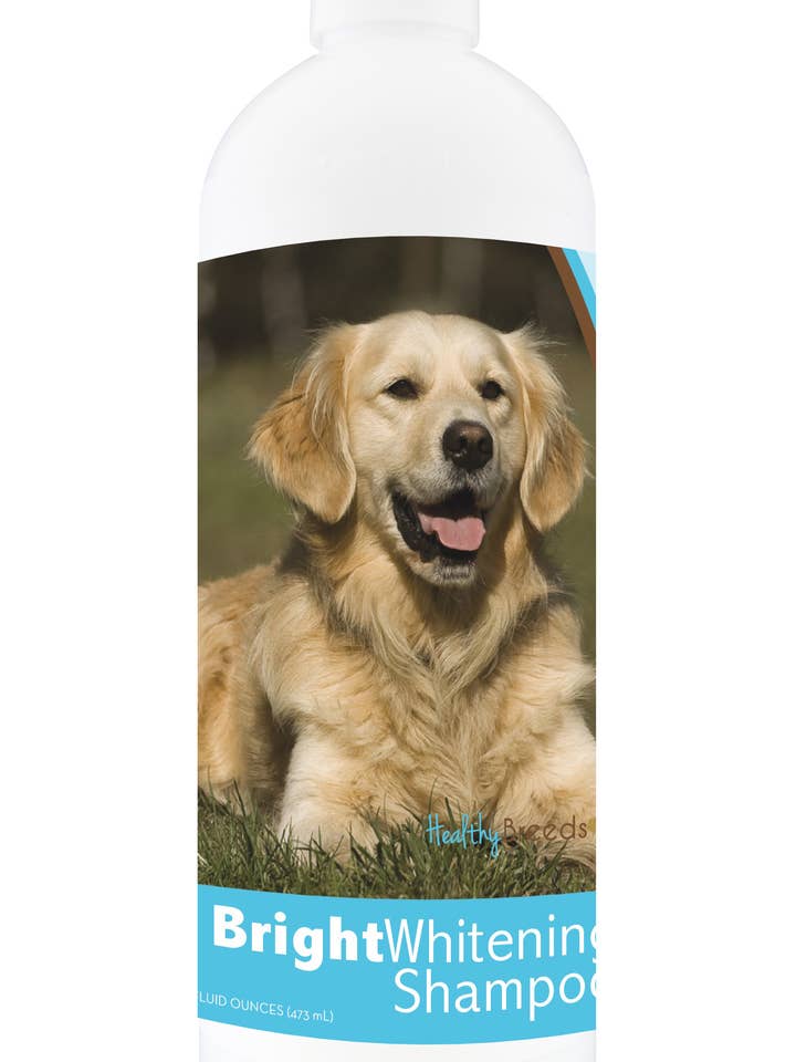 Golden Retriever Bright Whitening Shampoo 12 oz for wholesale by Healthy Breeds