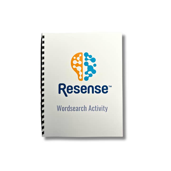 Dementia Friendly Wordsearch Activity Book for wholesale by RESENSE LLC