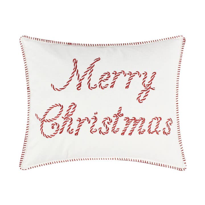 Pfefferminz-Karo Frohe Weihnachten Kissen für den Großhandel von Levtex Home