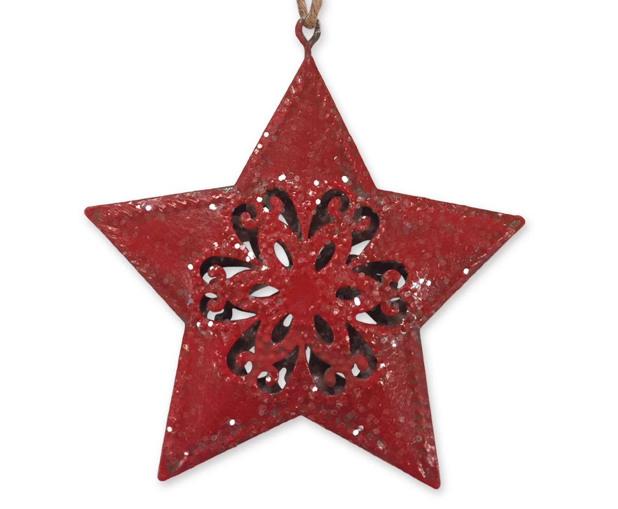 Sunset Vista Designs - Vente Objets de décoration - Ornement étoile rouge1