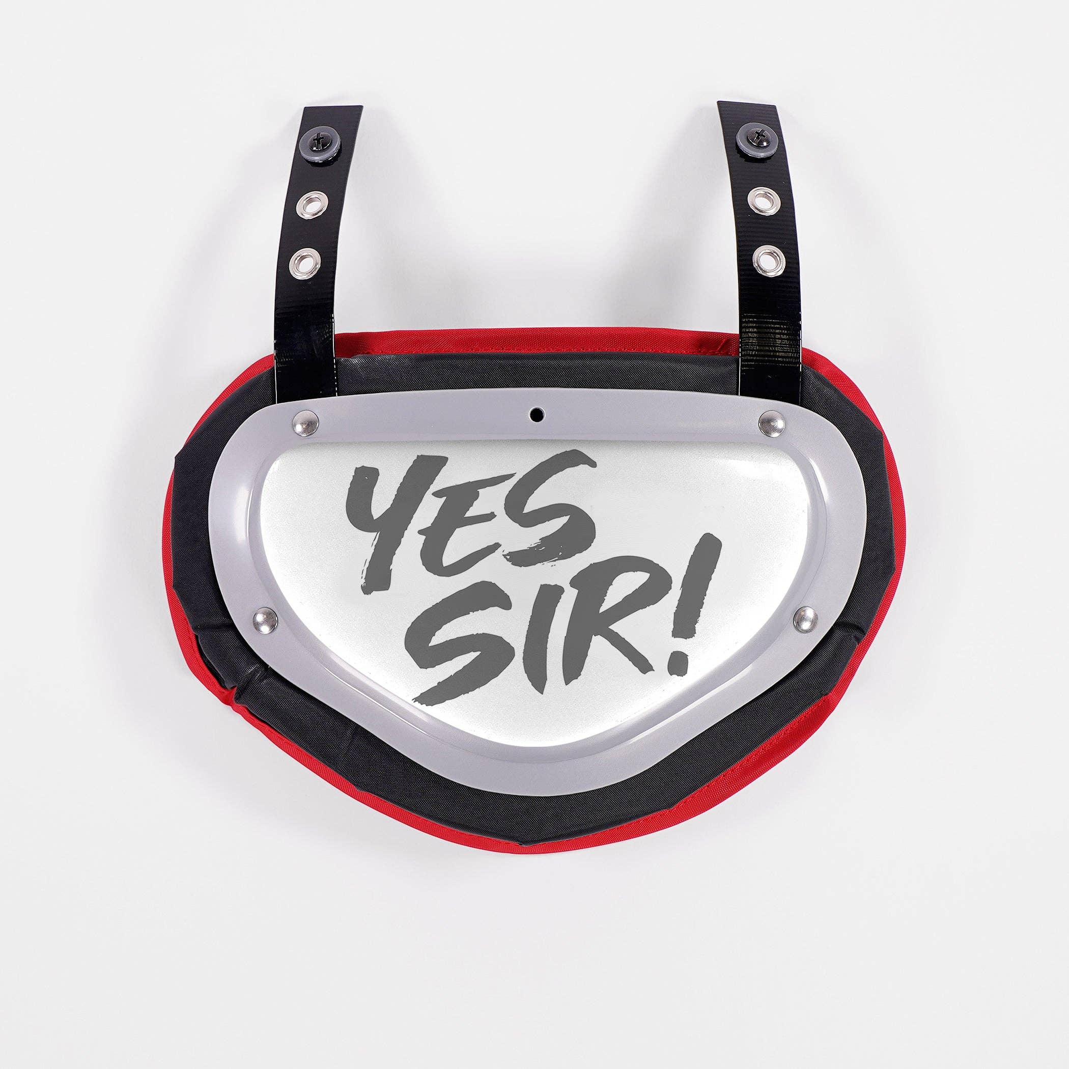 Weiß/Grau Ja Sir! Aufkleber für Rückplatte für den Großhandel auf Faire13