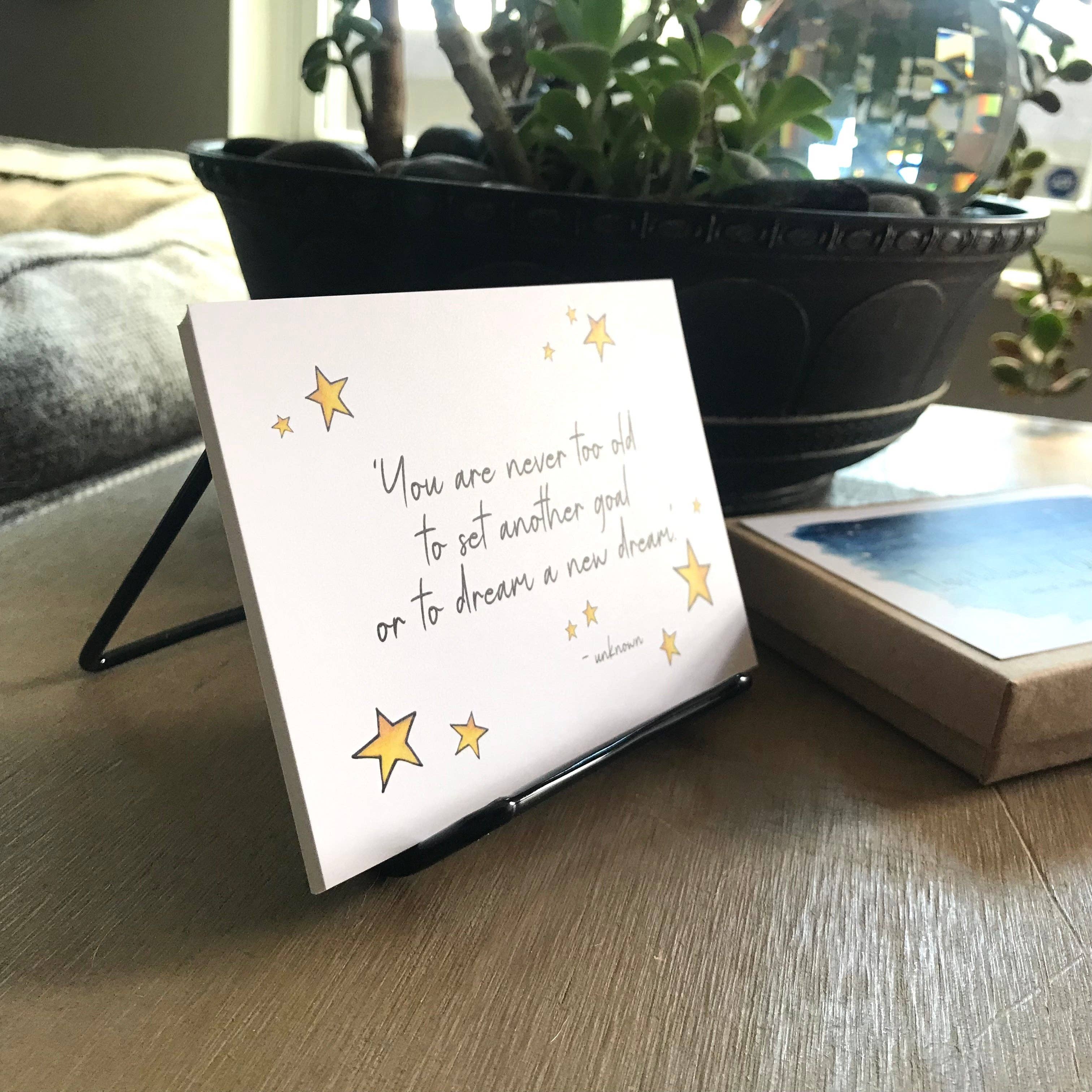 Whimsicals Paperie - Wholesale Desk/Tabletop Sign - Illustrated Inspirational Quotes Gift Deck | Desk Accessory3