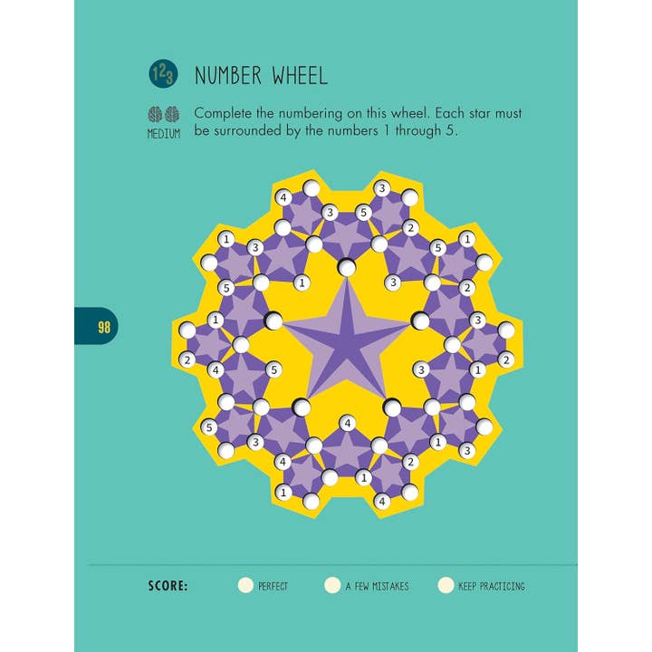 Fox Chapel Publishing - Wholesale Coloring & Activity Book - Adult - Brilliant BrainTeaser Puzzles for Adults-Games to Stay Sharp4