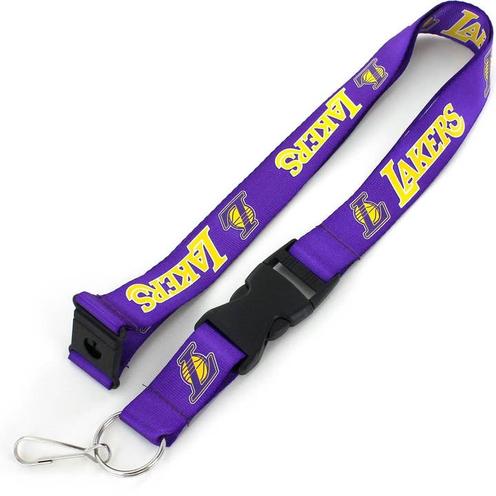 Aminco USA - Wholesale Lanyard - Unisex - NBA Los Angeles Lakers Team Lanyard, Purple