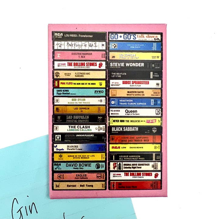 Retro Cassette Tapes Inspired Fridge Magnet for wholesale by Bite Your Granny