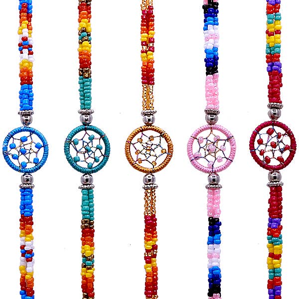 Pichincha - Wholesale Beaded Bracelet - Native Inspired Dream Catcher Beaded Multi Strand Bracelet0