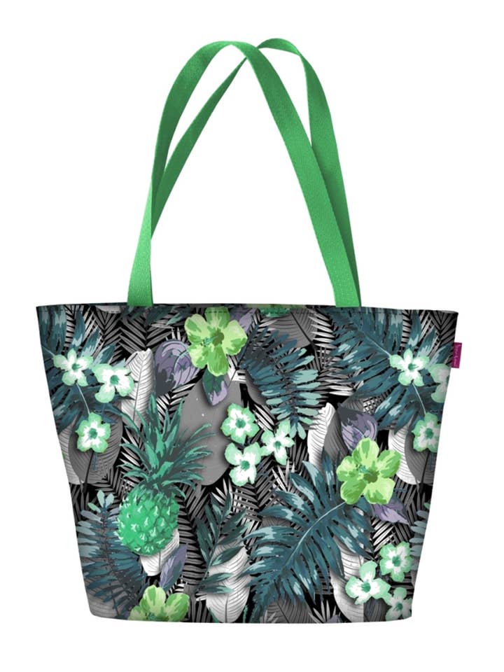 Lambada Green Borsa A Spalla In Tela Linea Holiday Bertoni per la vendita all'ingrosso da parte di IngrossoBertoni by INCI Srl