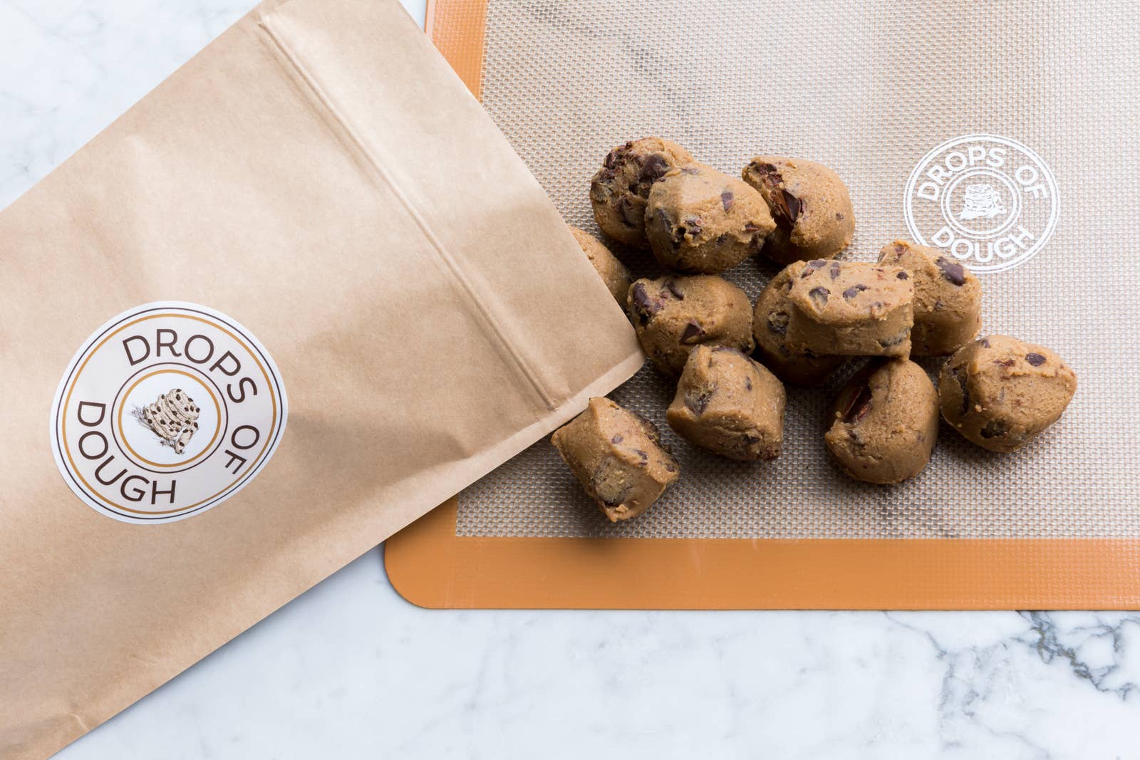 Drops of Dough - Wholesale Cookie Mix - Premium Frozen Chocolate Chip Cookie Dough 36-count1