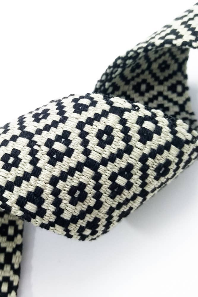 Hana - Vente Sangle pour sac – femme - Bandoulière pour sac à motif géométrique6