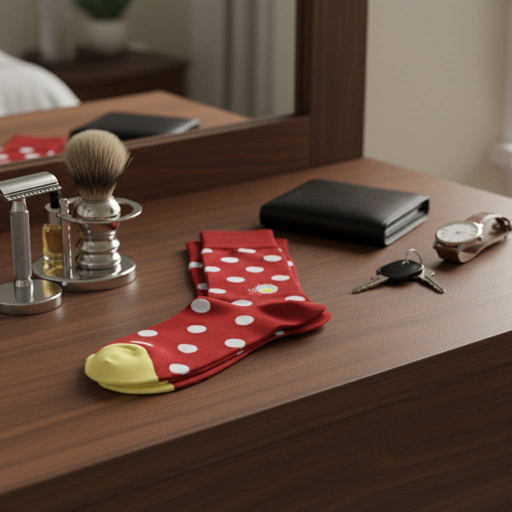 Soxfords – Großhandel Socken – Herren – Feine Herrensocken mit Teufelsei-Motiv „Bad Eggs“3