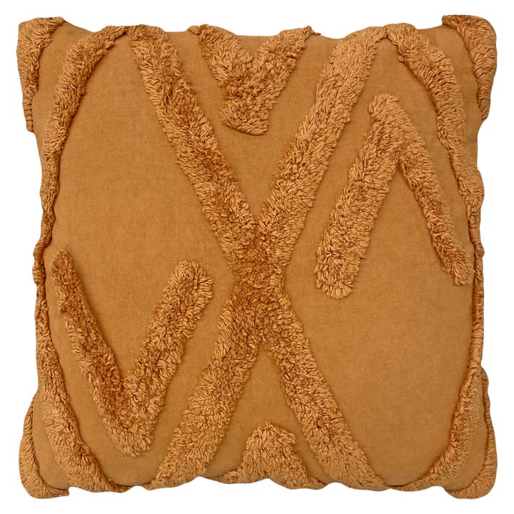 Coussin capitonné géométrique Kamjo Ginger pour la vente par Riva Home