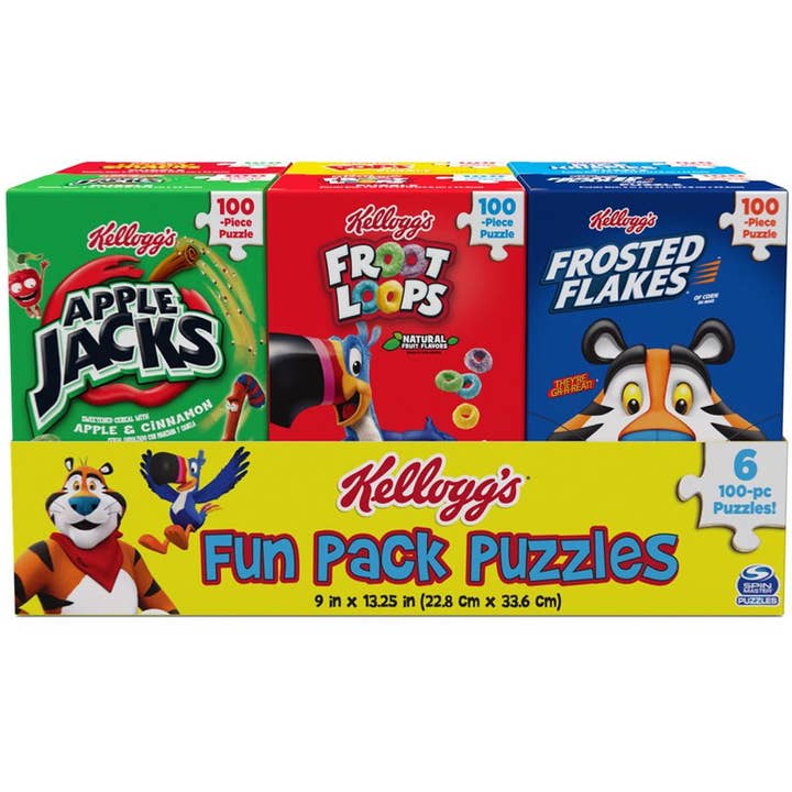 Variety Distributors - Wholesale Toy Set - Kids - Kellogg's Cereal Multipack Puzzle