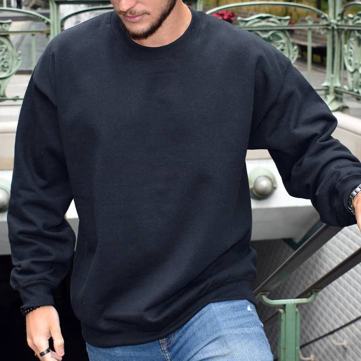 Forever11 – Großhandel Sweatshirt – Herren – Gildan 18000 Unisex-Sweatshirt mit Rundhalsausschnitt, Heavy Blend