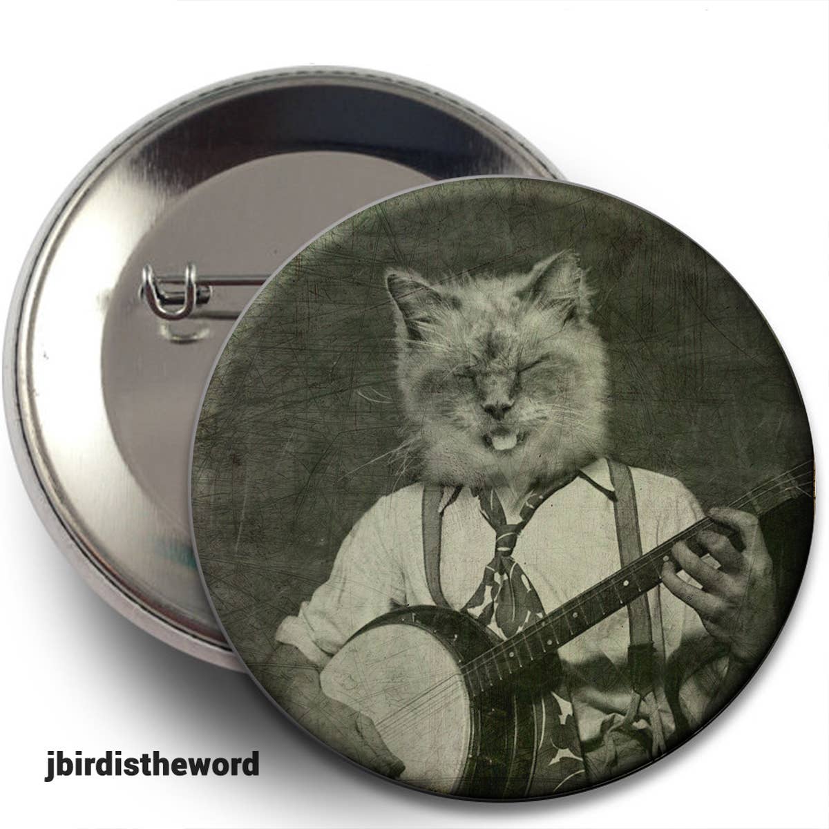 The Wild Oddisorium - Vente Épinglettes/boutons - Boutons de chat, épingles, badges, points de vente, chats drôles dans les vêtements, mignon8