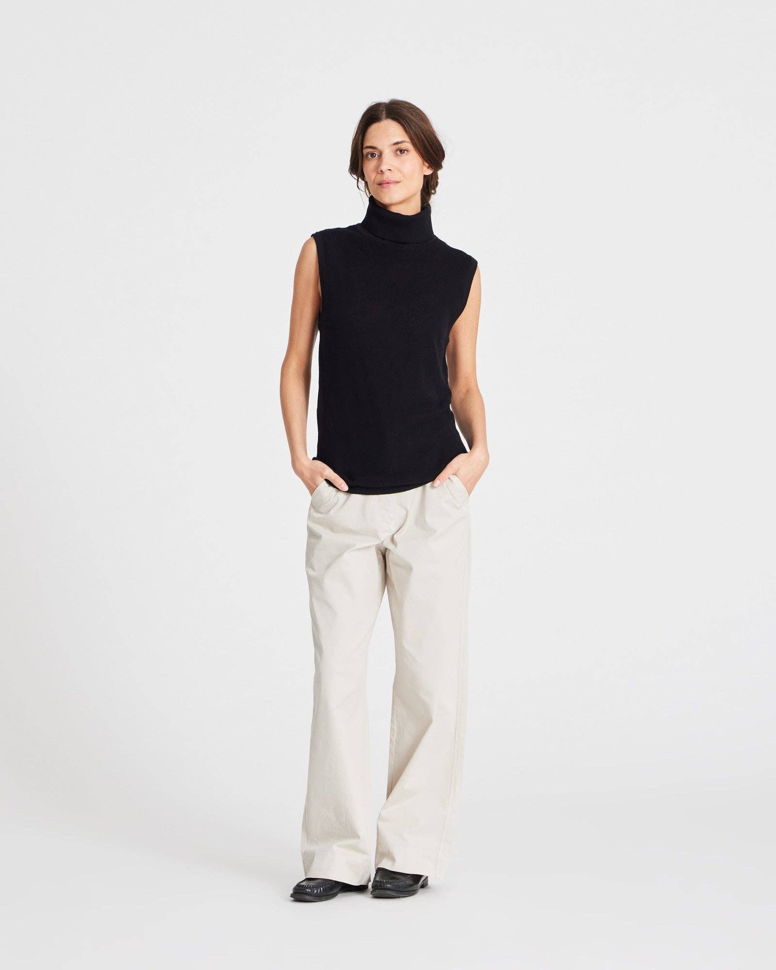 gai-lisva - Wholesale Knit Top - Women's - Tanja Knit Top GOTS 243975 - Black0