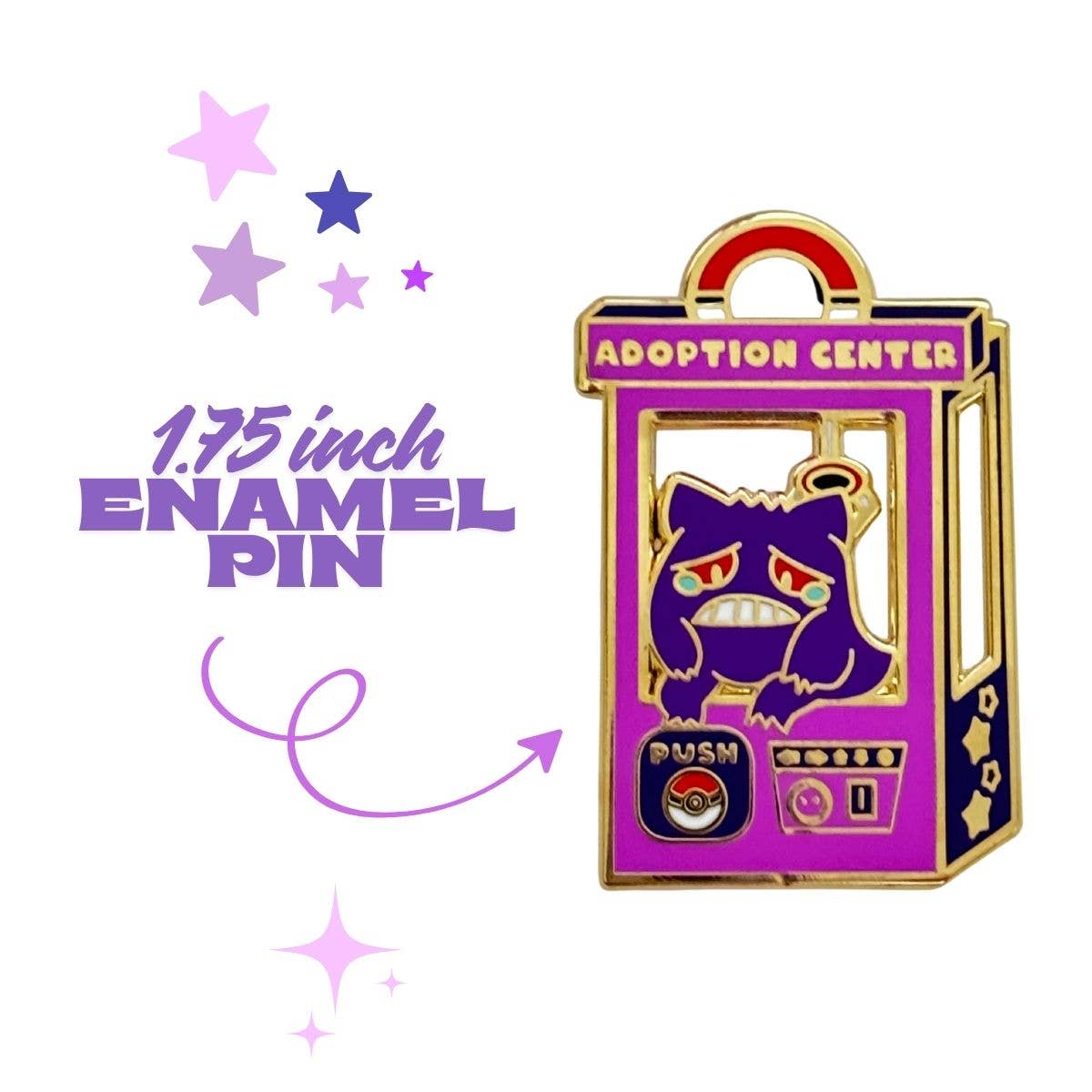 Naytendo - Vente Épinglettes/boutons - Adoptez l'épingle en émail Pokémon Gengar1