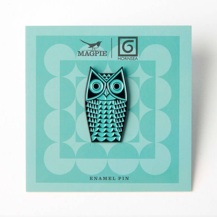 Magpie - Wholesale Lapel Pin/Button - Hornsea Pin - Owl