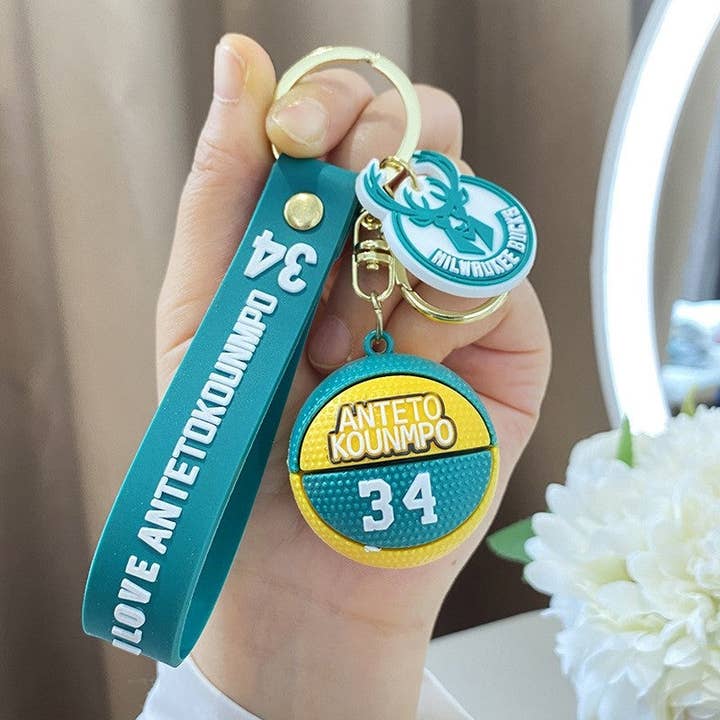 UZ Wholesale Store - Wholesale Keychain – Women's - Unique Basketball Keychain for Stylish Accessories3