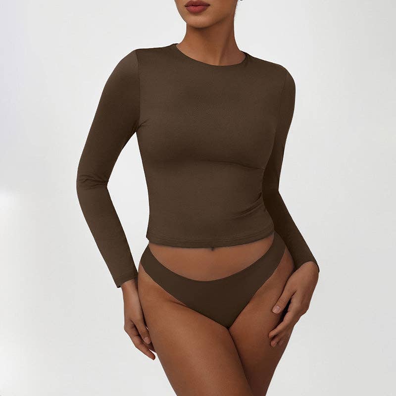 WONDERXFANS - Wholesale Athletic top – Women′s - Snug-Fit Long Sleeve