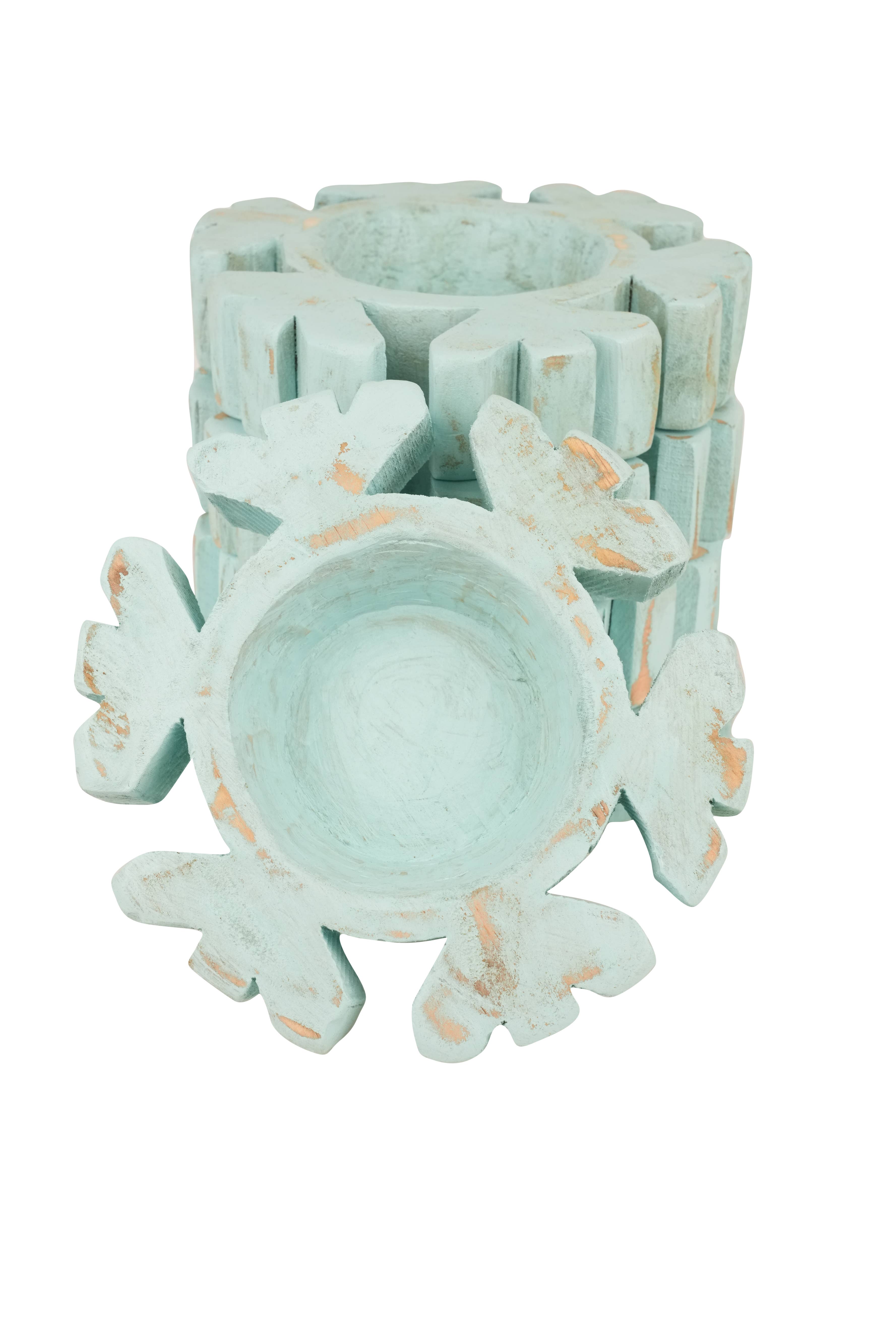 My Amigos Imports - Wholesale Kaarsenhouder - Snowflake Bowl-8-9 x 8-9 In-kerstkaars-Ready-Snowflake14