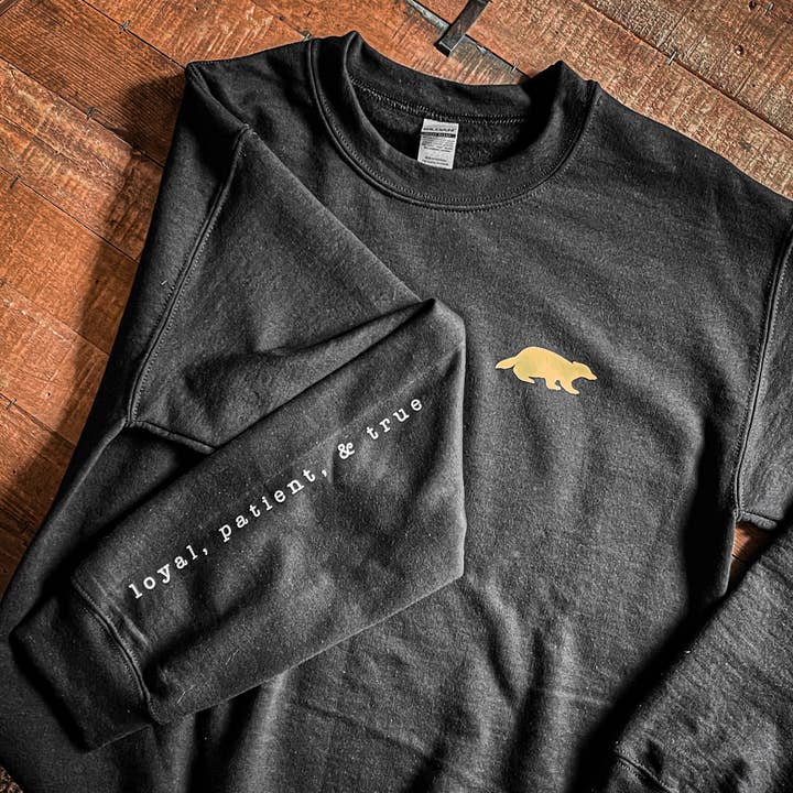 Badger Adult Unisex Sweatshirt Black for wholesale by Dazzling Daffodil Designs