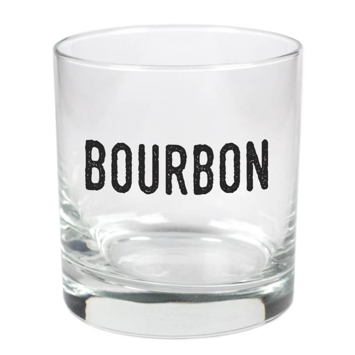 Bourbon - 11 oz Stylized Rocks Glass for wholesale by MCSouvenir & Gift | Maryland China