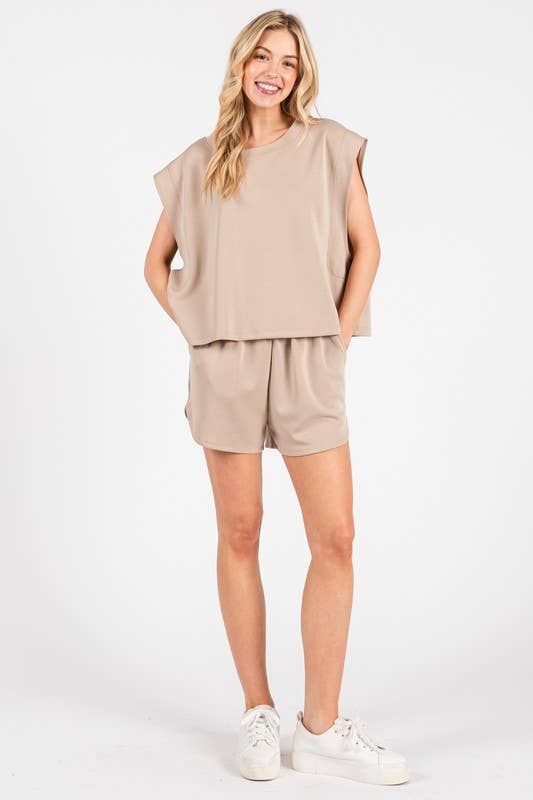 Final Touch - Wholesale Shorts - Women's - Modal Jersey Dolphin Shorts - NP70378A2