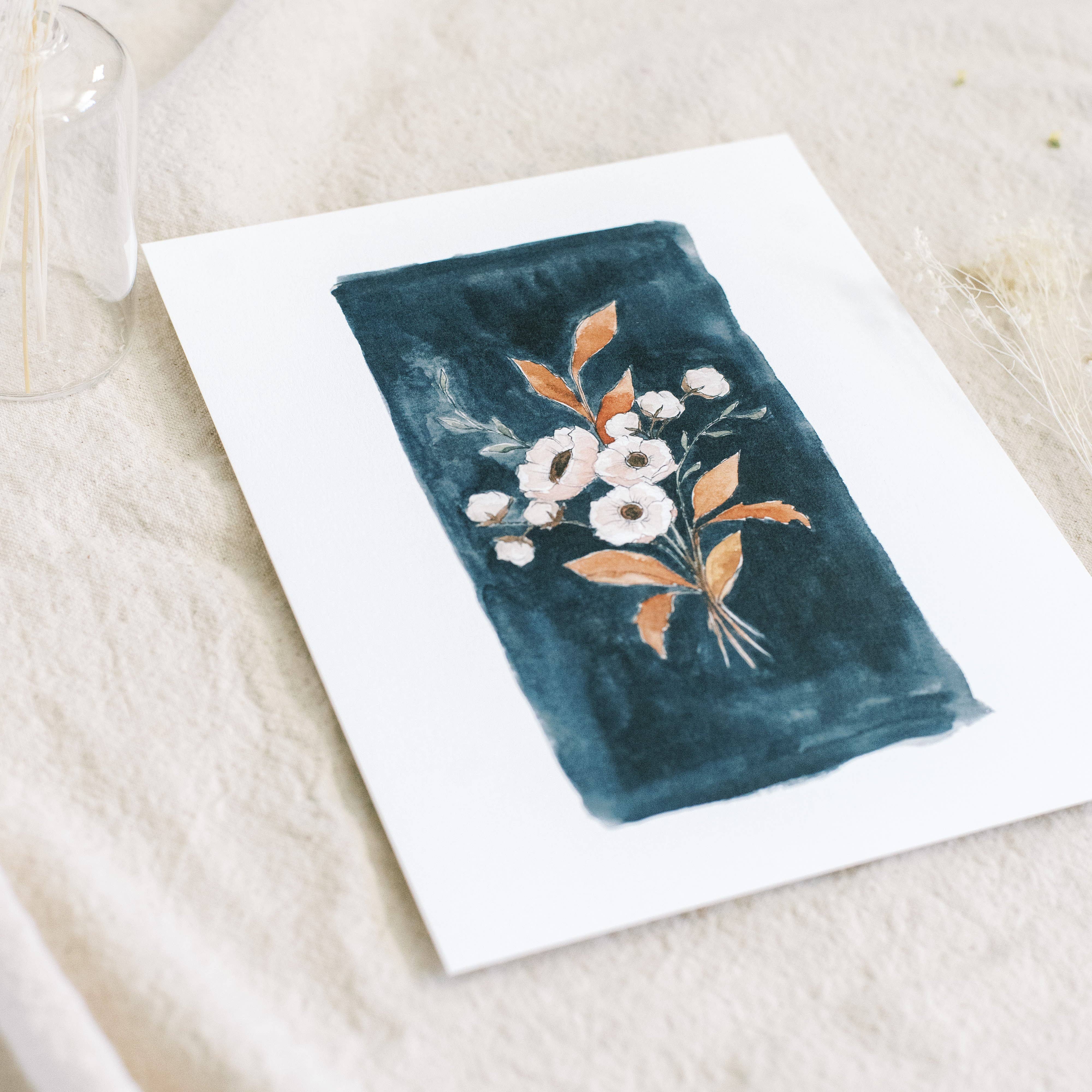 Coley Kuyper Art - Wholesale Art Print - Midnight Fall Branch | Art Print1