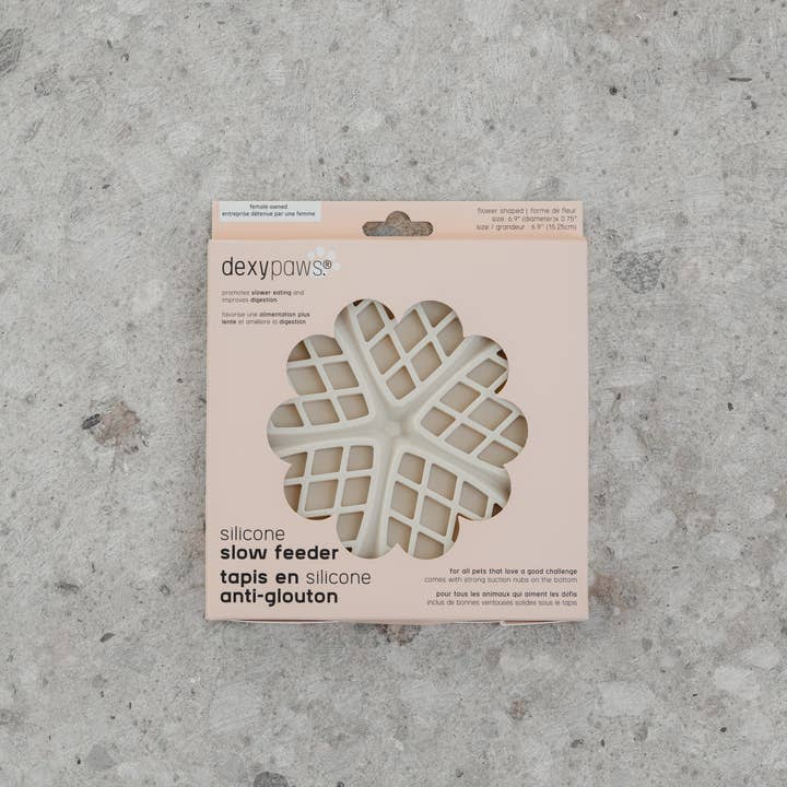 dexypaws - Wholesale Pet Bowl - Cat/Dog - Buttercream Hide and Seek Slow Feeder3